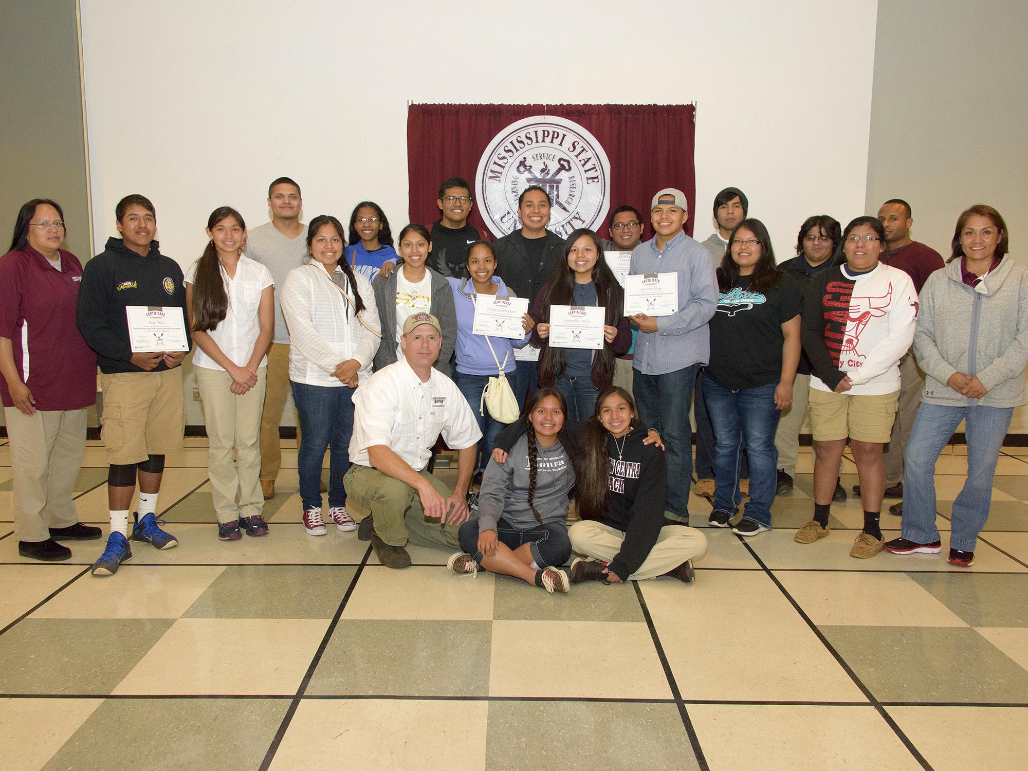 The Choctaw Agriculture Professionals Program for Students, or CAPPS, is the culmination of a relationship Mississippi State University Extension Service agent Jim McAdory has been working to foster between the tribe and MSU for several years. (Photo by Kevin Hudson/MSU Extension Service)