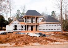 New housing starts dropped off sharply because of the current economic downturn. The decline in demand for lumber caused the 2009 timber harvest value to fall below the billion-dollar mark. (Photo by MSU Ag Communications/Scott Corey)