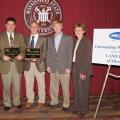 Federal Land Bank Association of South Mississippi Senior Vice President Gary Blair; Juan Silva; Professor, Food Science, Nutrition and Health Promotion; Outstanding MAFES Worker Award; John Coccaro; Warren County Extension Director; Outstanding Extension Worker Award; Land Bank North Vice President and Tupelo Branch Manager Joe Mallard; and MSU Interim Vice President for Agriculture; Forestry and Veterinary Medicine Melissa Mixon.