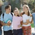 Older students should walk or bike to school in groups, while younger children should always be accompanied by an adult. (Photo by Bananastock)